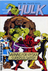 Hulk 1982 nr 8 omslag serier