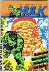 Hulk 1984 nr 7 omslag serier