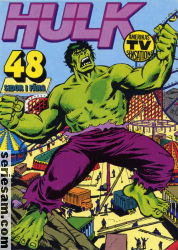 Hulk superseriealbum 1980 nr 3 omslag serier
