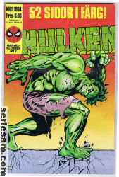 Hulken 1984 nr 1 omslag serier Hulken 1984 nr 1 omslag serier