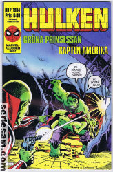 Hulken 1984 nr 2 omslag serier Hulken 1984 nr 2 omslag serier