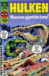 Hulken 1985 nr 2 omslag serier Hulken 1985 nr 2 omslag serier