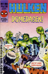 Hulken 1985 nr 4 omslag serier Hulken 1985 nr 4 omslag serier