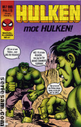 Hulken 1985 nr 7 omslag serier Hulken 1985 nr 7 omslag serier