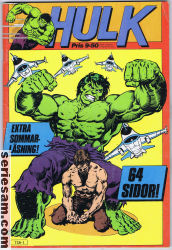 Hulk extra sommarläsning 1984 omslag serier
