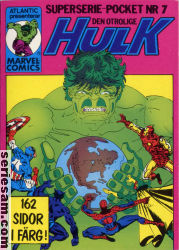 Hulk superseriepocket 1983 nr 7 omslag serier Hulk superseriepocket 1983 nr 7 omslag serier