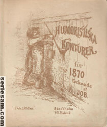 Humoristiska konturer 1870 omslag serier