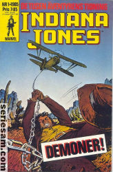 Indiana Jones 1985 nr 1 omslag serier Indiana Jones 1985 nr 1 omslag serier