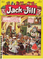 Jack och Jill 1957 nr 21 omslag serier