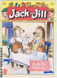 Jack och Jill 1957 nr 6 omslag serier