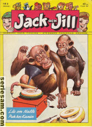 Jack och Jill 1957 nr 8 omslag serier