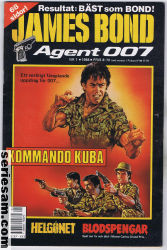 James Bond 1988 nr 1 omslag serier James Bond 1988 nr 1 omslag serier