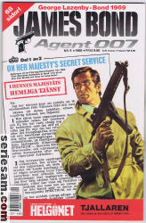 James Bond 1988 nr 9 omslag serier James Bond 1988 nr 9 omslag serier