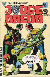 Judge Dredd 1984 nr 1 omslag serier Judge Dredd 1984 nr 1 omslag serier