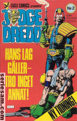 Judge Dredd 1984 nr 2 omslag serier Judge Dredd 1984 nr 2 omslag serier