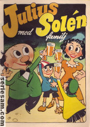 Julius Solén med familj 1954 omslag serier