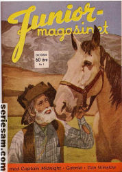 Juniormagasinet 1953 nr 1 omslag serier