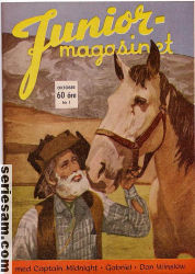 Juniormagasinet 1953 nr 1 omslag serier Juniormagasinet 1953 nr 1 omslag serier