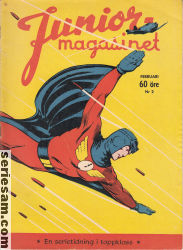 Juniormagasinet 1954 nr 2 omslag serier Juniormagasinet 1954 nr 2 omslag serier