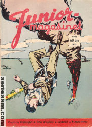 Juniormagasinet 1954 nr 3 omslag serier