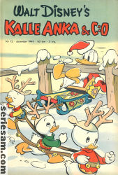 Kalle Anka & C:O 1949 nr 12 omslag serier