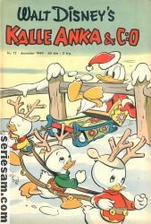 Kalle Anka & C:O 1949 nr 12 omslag serier Kalle Anka & C:O 1949 nr 12 omslag serier