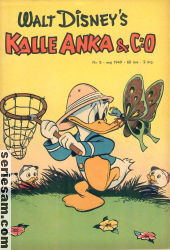 Kalle Anka & C:O 1949 nr 5 omslag serier Kalle Anka & C:O 1949 nr 5 omslag serier