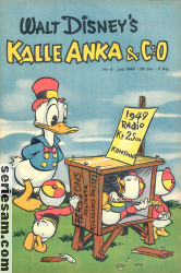Kalle Anka & C:O 1949 nr 6 omslag serier