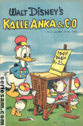 Kalle Anka & C:O 1949 nr 6 omslag serier Kalle Anka & C:O 1949 nr 6 omslag serier