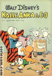 Kalle Anka & C:O 1949 nr 9 omslag serier