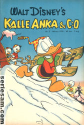 Kalle Anka & C:O 1950 nr 2 omslag serier