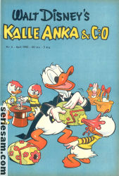 Kalle Anka & C:O 1950 nr 4 omslag serier