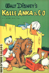 Kalle Anka & C:O 1950 nr 7 omslag serier