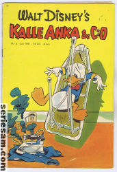 Kalle Anka & C:O 1951 nr 6 omslag serier