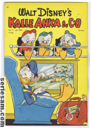Kalle Anka & C:O 1951 nr 7 omslag serier