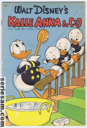 Kalle Anka & C:O 1951 nr 8 omslag serier