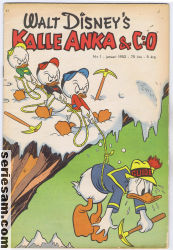 Kalle Anka & C:O 1952 nr 1 omslag serier