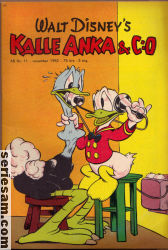 Kalle Anka & C:O 1952 nr 11 omslag serier
