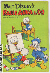 Kalle Anka & C:O 1952 nr 5 omslag serier
