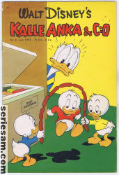 Kalle Anka & C:O 1953 nr 6 omslag serier
