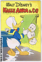 Kalle Anka & C:O 1953 nr 8 omslag serier