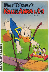 Kalle Anka & C:O 1954 nr 6 omslag serier