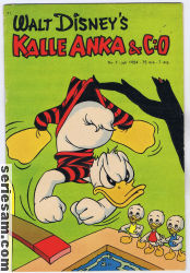 Kalle Anka & C:O 1954 nr 7 omslag serier