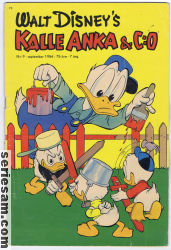 Kalle Anka & C:O 1954 nr 9 omslag serier