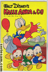Kalle Anka & C:O 1956 nr 1 omslag serier