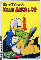Kalle Anka & C:O 1956 nr 7 omslag serier