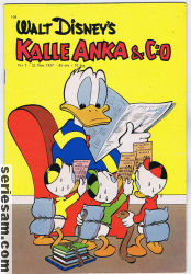 Kalle Anka & C:O 1957 nr 7 omslag serier