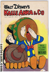 Kalle Anka & C:O 1957 nr 8 omslag serier