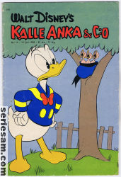 Kalle Anka & C:O 1958 nr 12 omslag serier