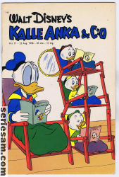 Kalle Anka & C:O 1958 nr 17 omslag serier